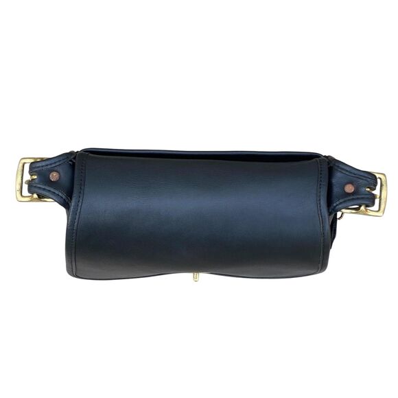 Vintage Coach Rambler’s Legacy 9061 Black Leather Crossbody Shoulder Bag - Picture 9 of 10